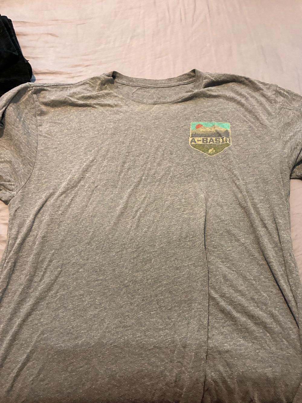 Grey Short-Sleeve Men's T-Shirt